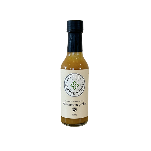 La Ferme des Quatre-Temps - Habanero & Peach Hot Sauce