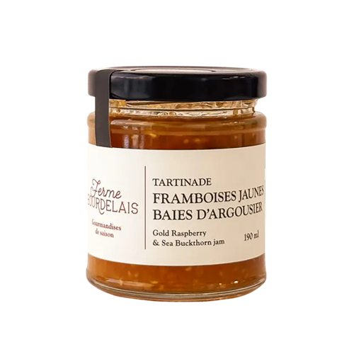 Ferme Bourdelais - Yellow Raspberry, Sea Buckthorn Berry Jam