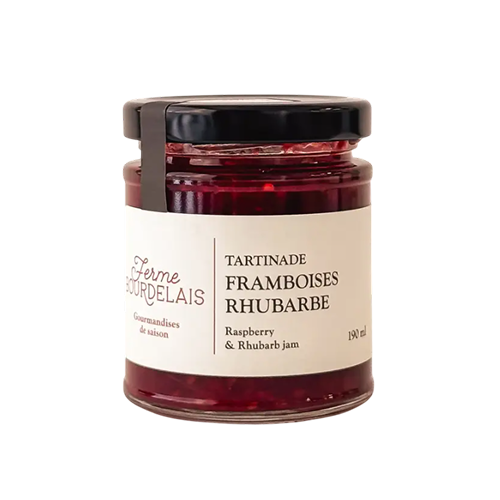 Ferme Bourdelais - Raspberry and Rhubarb Jam