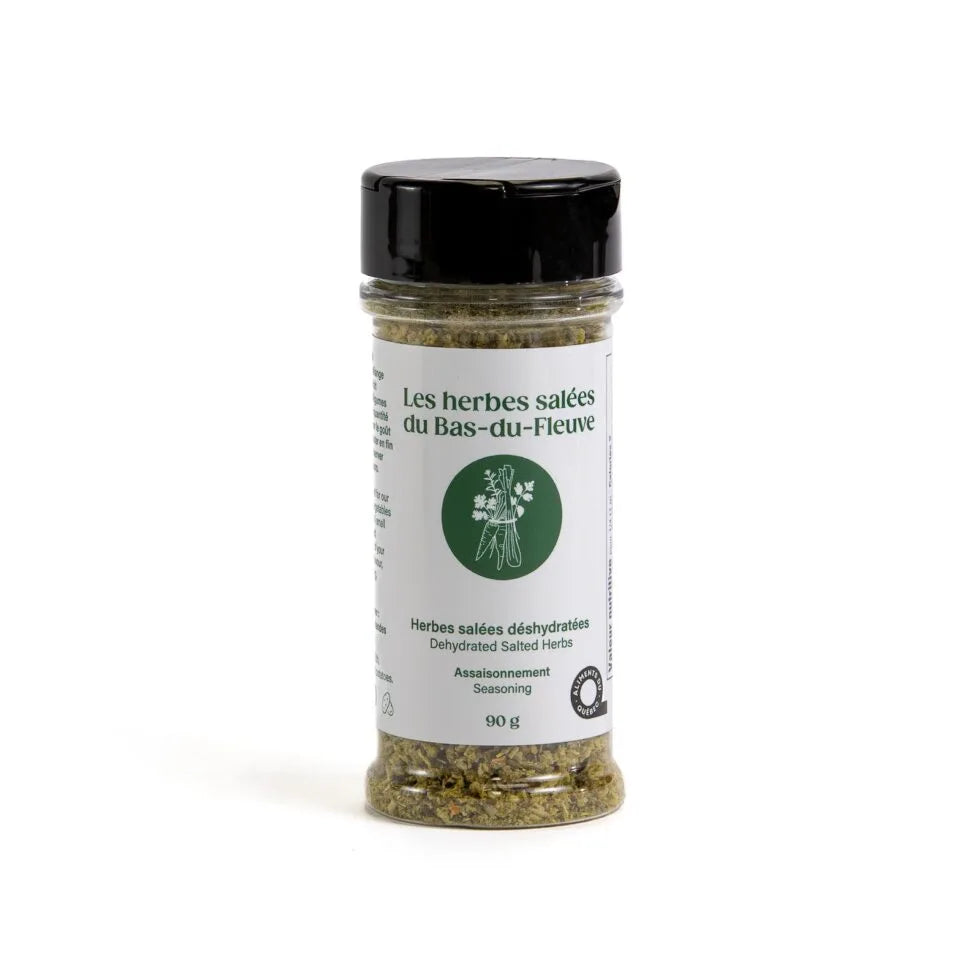 Dehydrated salted herbs