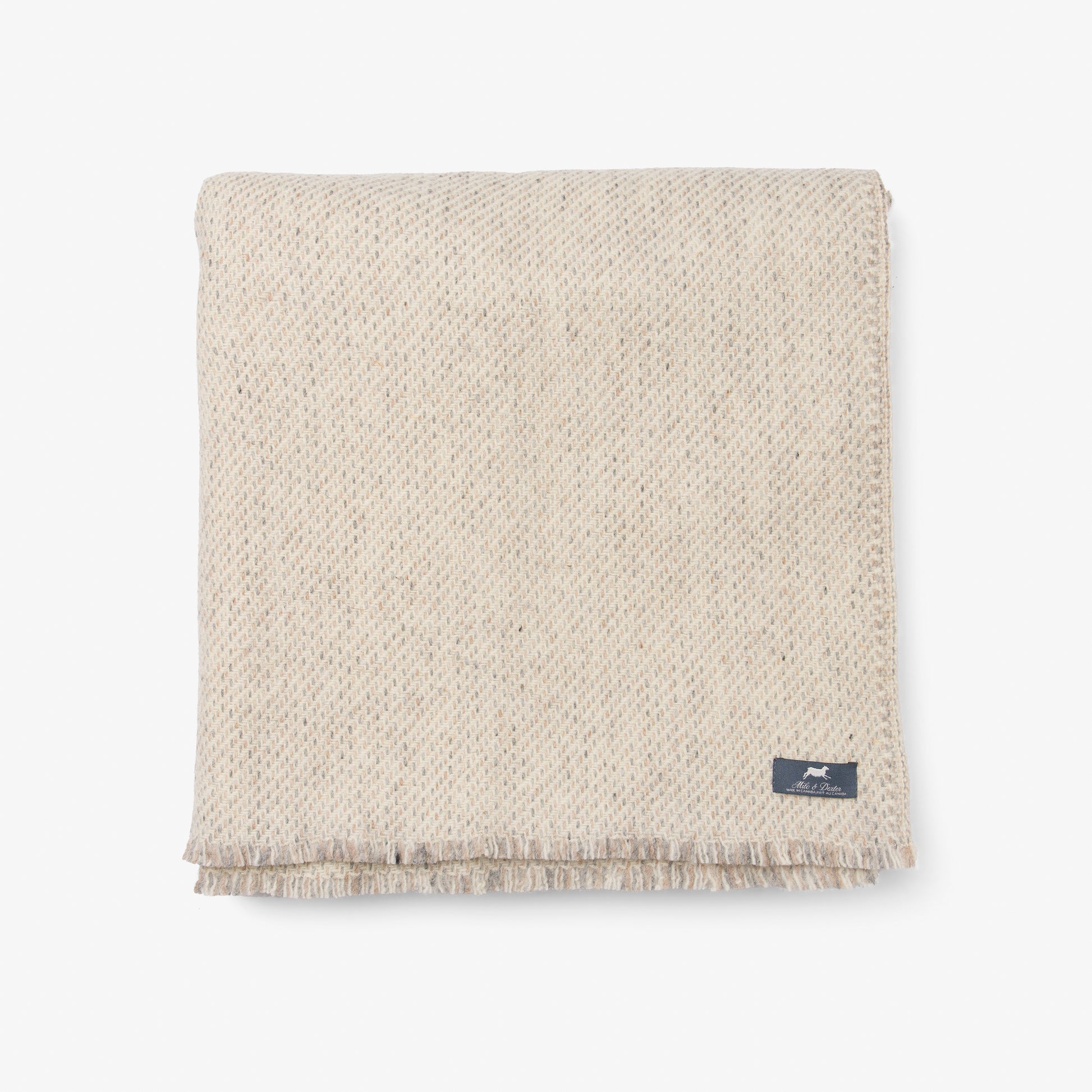 Natural Sheep White with Lines