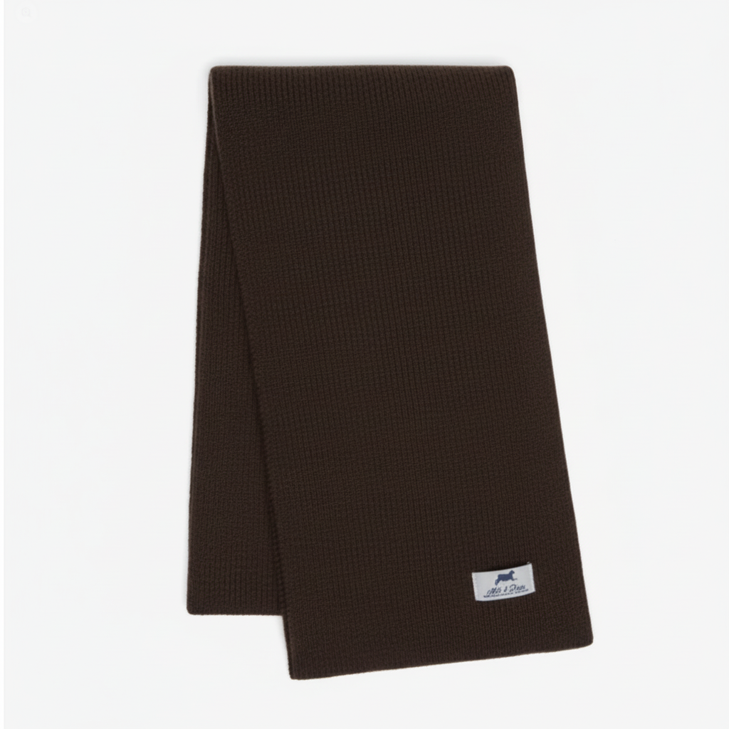 Milo & Dexter Scarf - Dark Brown