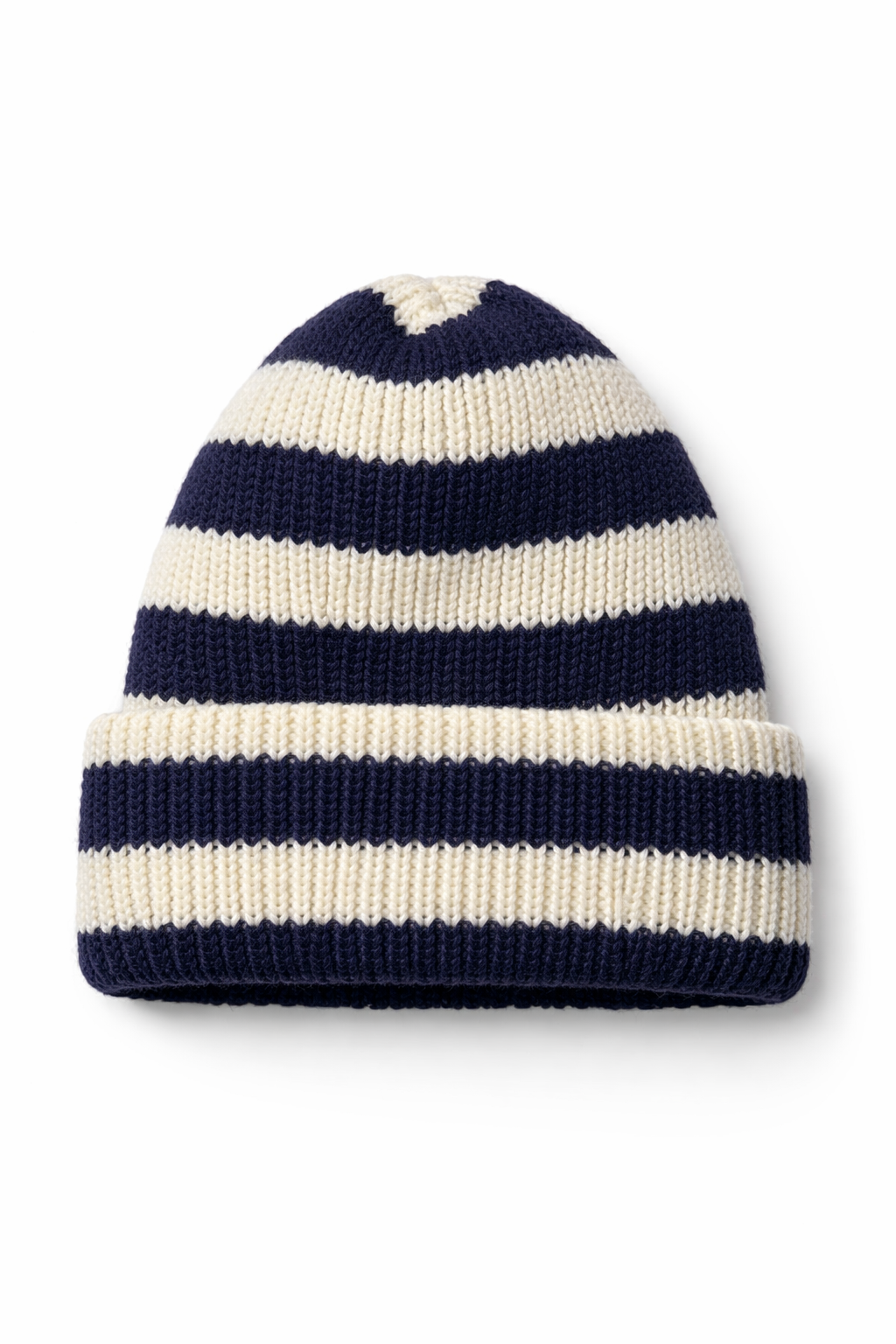 Hand Knit Wool Ribbed Toque Extra Chunky