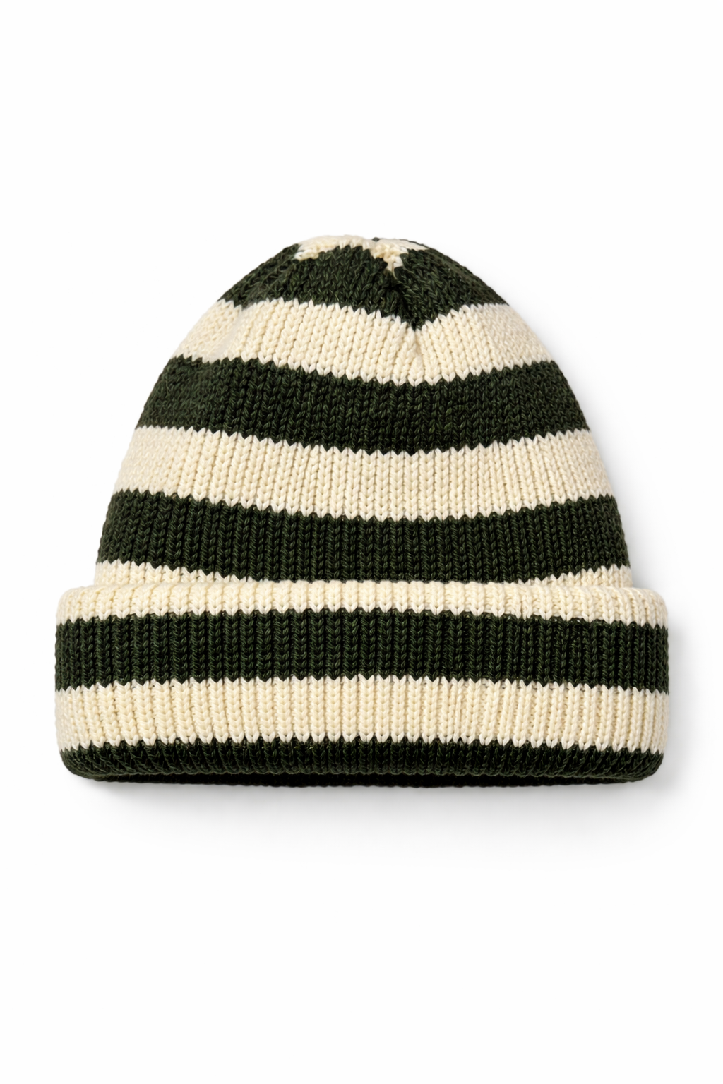 Hand Knit Wool Ribbed Toque Extra Chunky